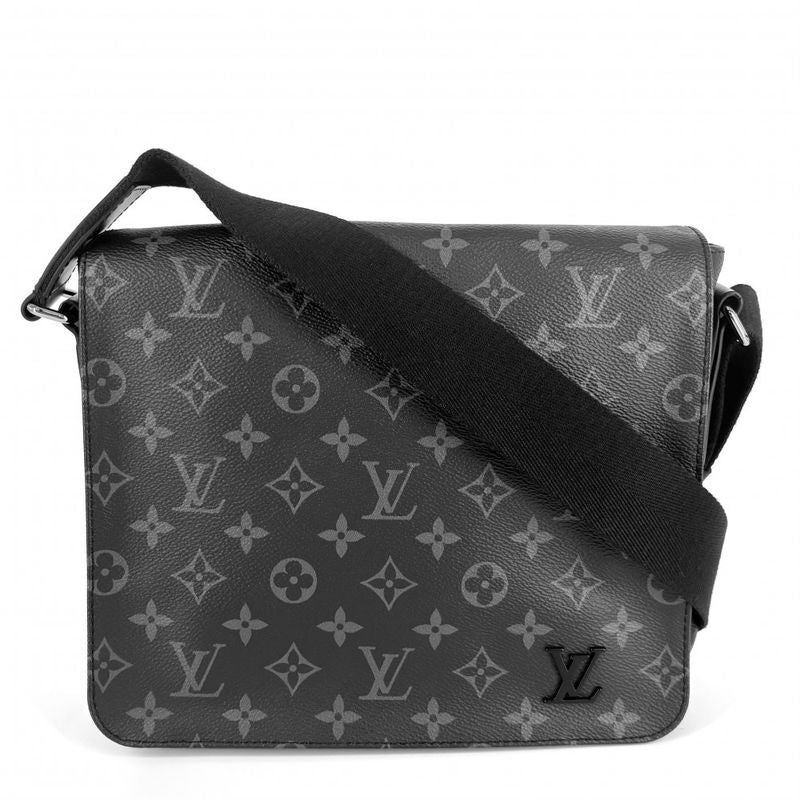 Louis Vuitton Shoulder Bag Men's Monogram Eclipse District PM Messenger Bag