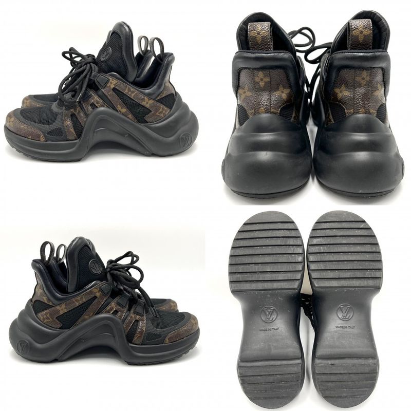 Louis Vuitton Sneakers Women's Arc Light Line High Cut Monogram Fashion Item 38