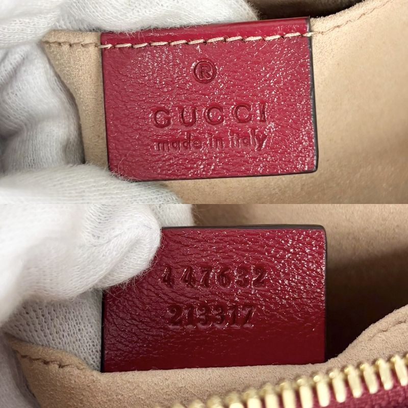 Gucci Shoulder Bag Women's GG Marmont Small Camera Bag Quilted Shoulder