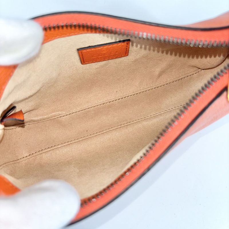 Gucci Handbag Women's GG Marmont Aphrodite Mini Bag Gucci 739076 Leather Orange