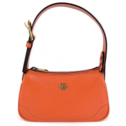 Gucci Handbag Women's GG Marmont Aphrodite Mini Bag Gucci 739076 Leather Orange