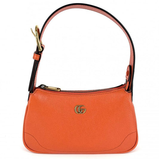 Gucci Handbag Women's GG Marmont Aphrodite Mini Bag Gucci 739076 Leather Orange