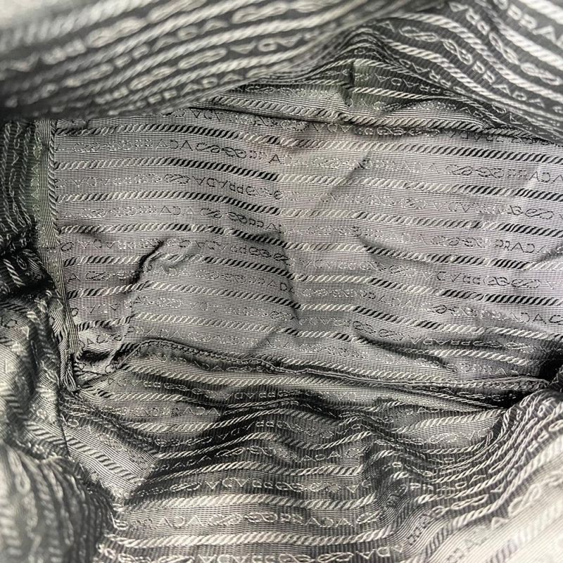 Prada Backpack Men Triangle Plate Triangle Logo Backpack Prada Olive Silver