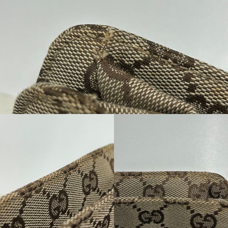 Gucci Shoulder Bag Women Shoulder Crossbody GG Canvas Gucci 120841 Beige Orange