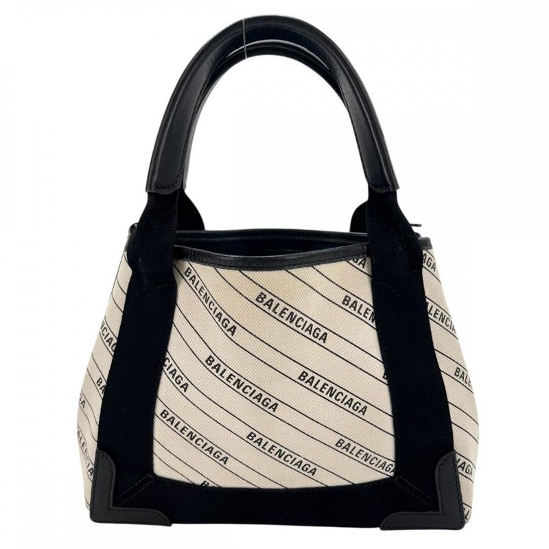 Balenciaga 2WAY Ladies Navy Cabas Su Crossbody Handbag Shoulder Bag XS Total