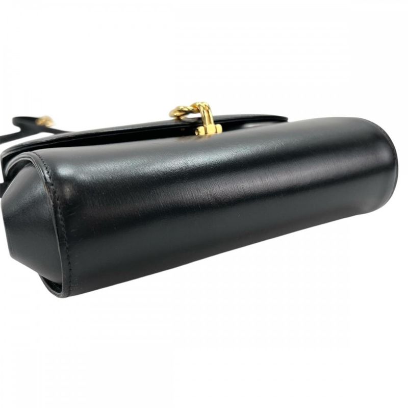 Gucci Shoulder Bag Women's Crossbody Old Gucci Pochette Vintage Gucci Black