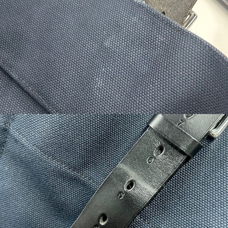 Hermes Tote Bag Men Shoulder Ettrivière Shopping Hermes T Engraved Navy Black