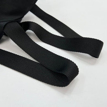 Prada Backpack Unisex Backpack Triangle Logo Men Women Prada Black Silver