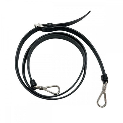 Prada Shoulder Bag Unisex Triangle Logo Men Women Prada Black Silver Hardware