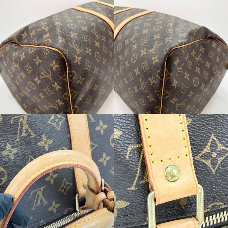 Louis Vuitton Boston Bag Unisex Travel Bag Travel Bag Keepall 55 Monogram Louis