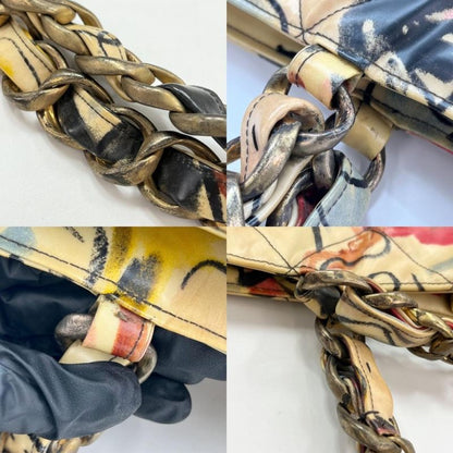 Chanel Tote Women Handbag Shoulder Chain Decacoco Matelasse Coco Mark Chanel