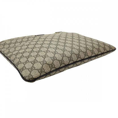 Gucci Shoulder Bag Women's Crossbody GG Supreme Gucci 201446 Beige Brown Gold