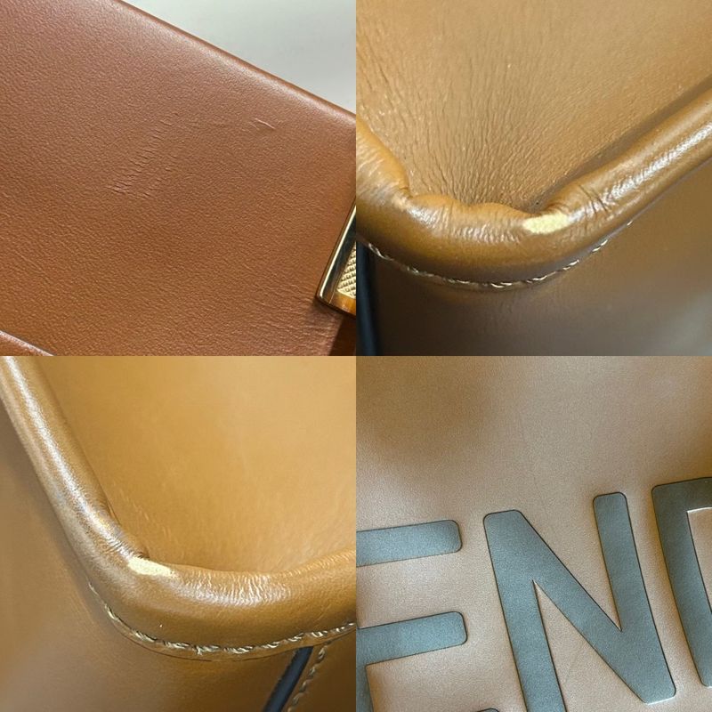 Fendi 2WAY Ladies Tote Bag Shoulder Sunshine Medium Handbag Shoulder Bag Fendi