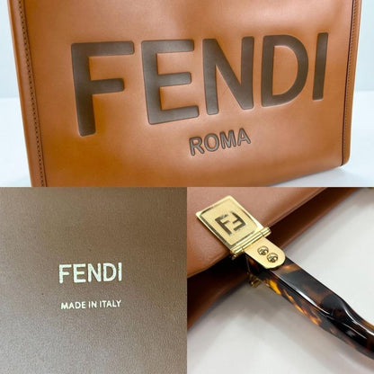 Fendi 2WAY Ladies Tote Bag Shoulder Sunshine Medium Handbag Shoulder Bag Fendi