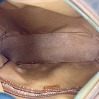 Celine Handbag Women's Vintage Macadam Handbag Mini Boston Celine Leather Brown