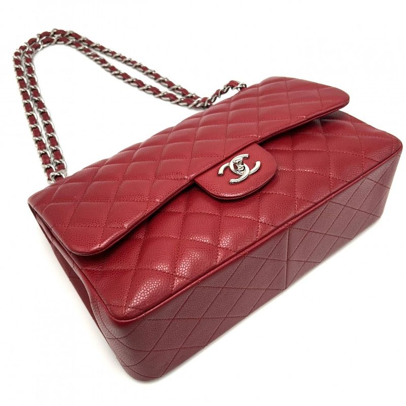 Chanel Shoulder Bag Women's Deca Matelasse 30 Coco Mark Turnlock Double Chain