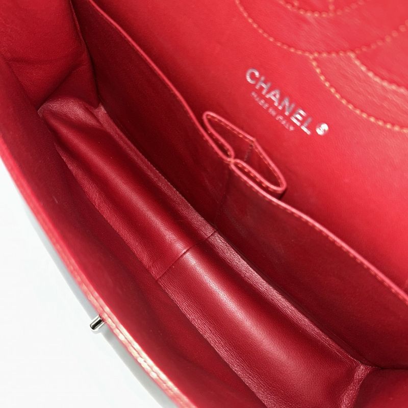 Chanel Shoulder Bag Women's Deca Matelasse 30 Coco Mark Turnlock Double Chain