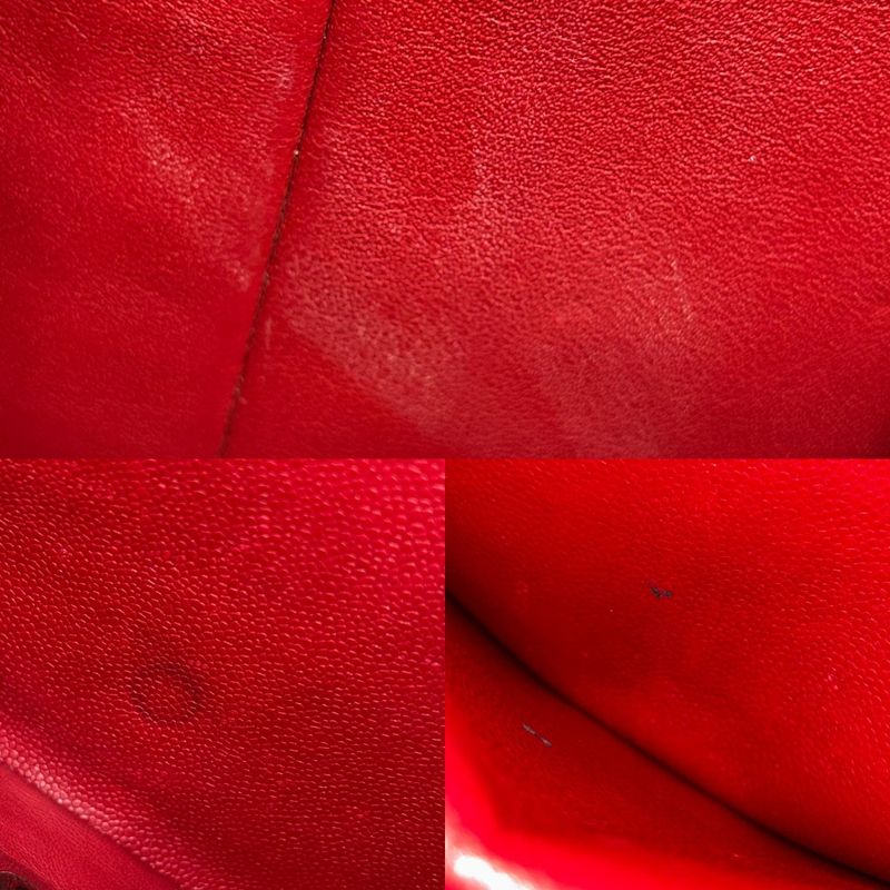 Chanel Shoulder Bag Women's Deca Matelasse 30 Coco Mark Turnlock Double Chain