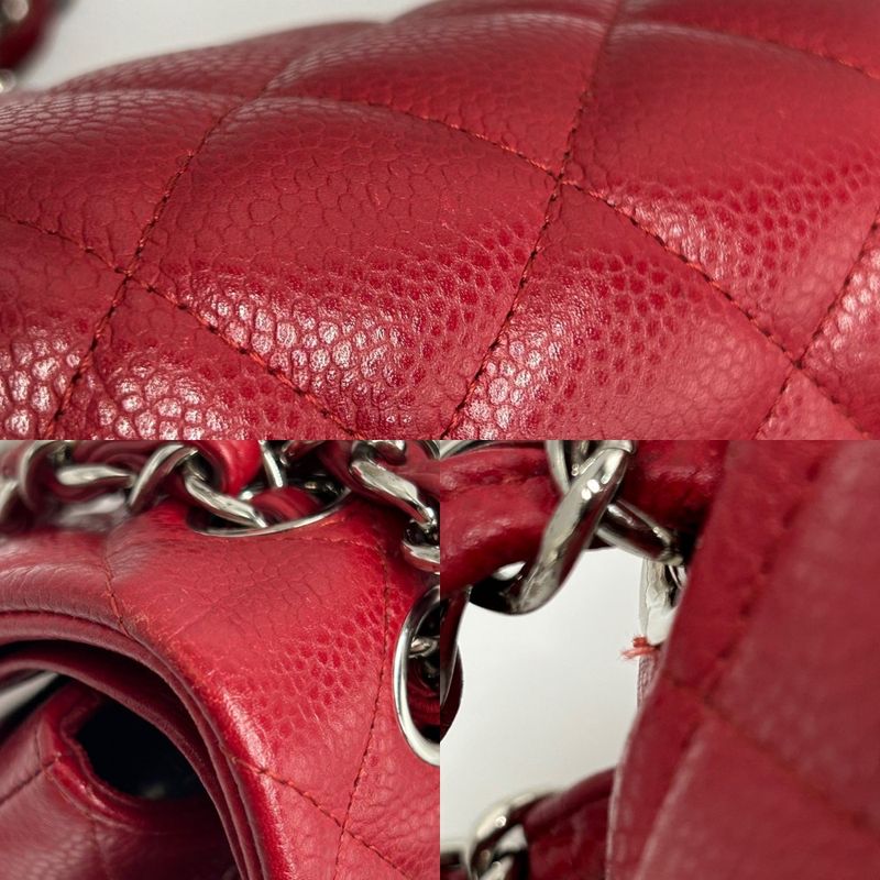 Chanel Shoulder Bag Women's Deca Matelasse 30 Coco Mark Turnlock Double Chain