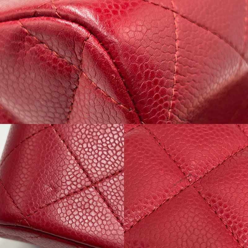 Chanel Shoulder Bag Women's Deca Matelasse 30 Coco Mark Turnlock Double Chain