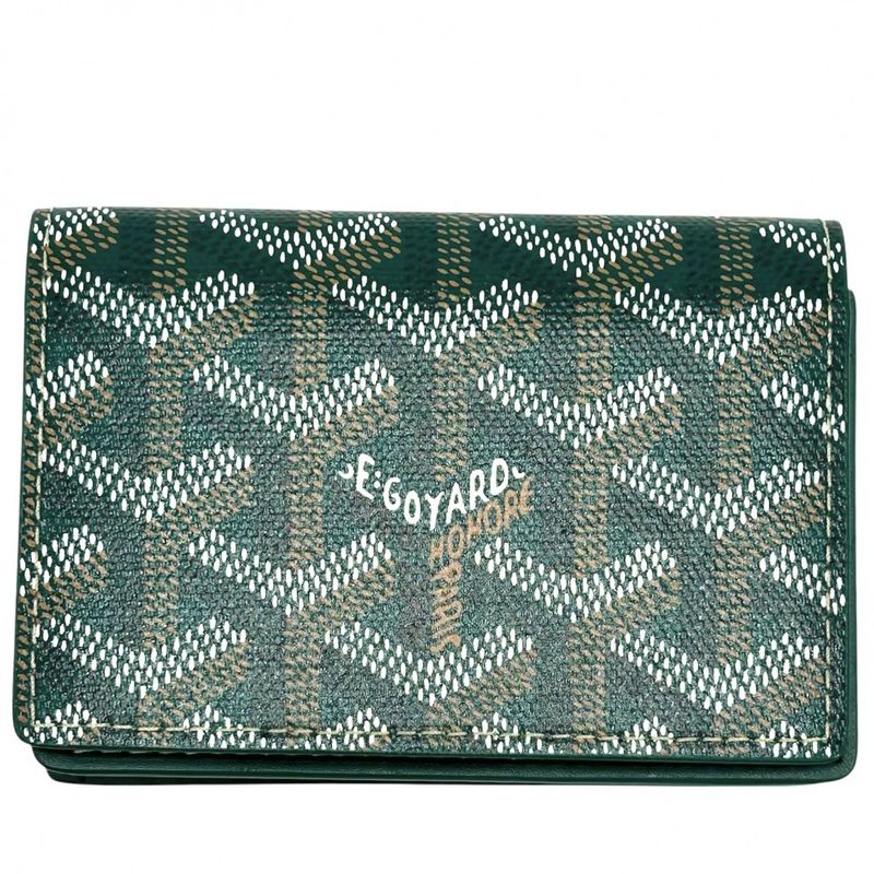 Goyard Card Case Men's Herringbone Malesherbes Business Card Holder Small