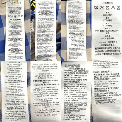 Gucci Outerwear Men's Pineapple Gingham Check Jacket Apparel Clothing Gucci 44