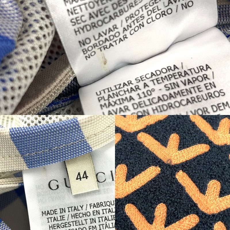 Gucci Outerwear Men's Pineapple Gingham Check Jacket Apparel Clothing Gucci 44