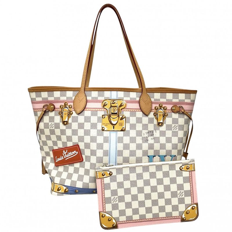 Louis Vuitton Tote Women Summer Trunk Neverfull MM Handbag Shoulder Louis