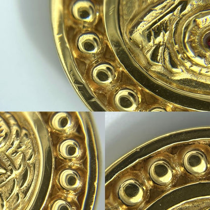 Chanel Earrings Women's Accessories Vintage Owl Motif Chanel GP Gold Approx