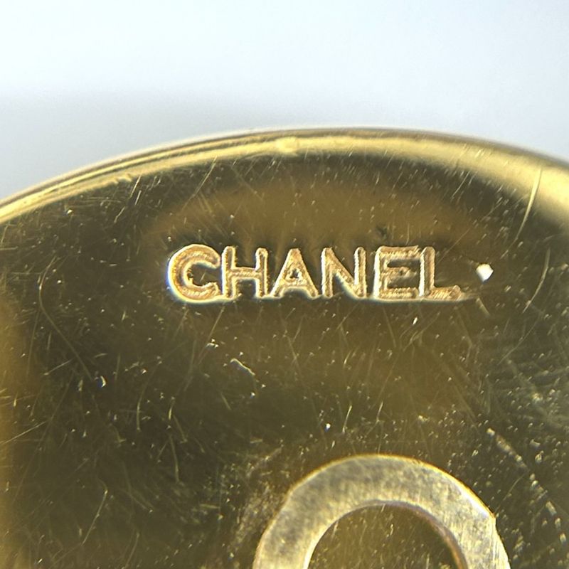 Chanel Earrings Women's Accessories Vintage Owl Motif Chanel GP Gold Approx