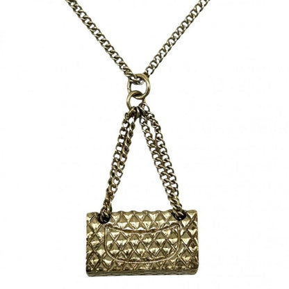 Chanel Necklace Ladies Coco Mark Matelasse Motif Accessories Bag Pendant Chanel