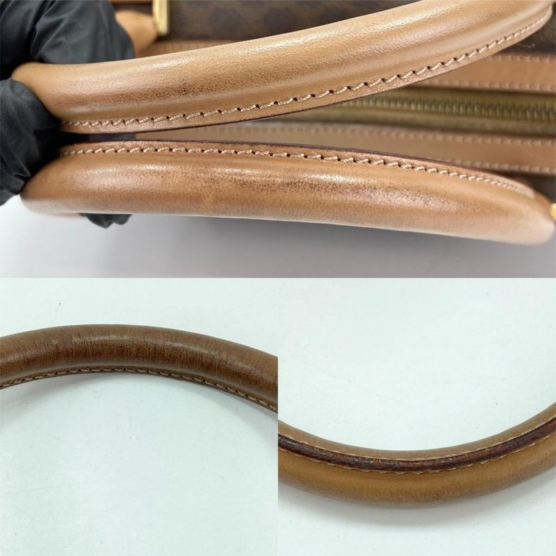 Celine 2WAY Ladies Crossbody Macadam Pattern Old Celine Handbag Shoulder Bag