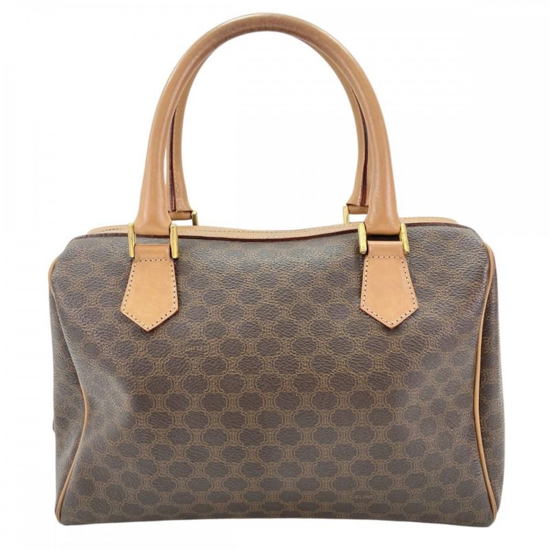 Celine 2WAY Ladies Crossbody Macadam Pattern Old Celine Handbag Shoulder Bag