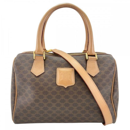 Celine 2WAY Ladies Crossbody Macadam Pattern Old Celine Handbag Shoulder Bag