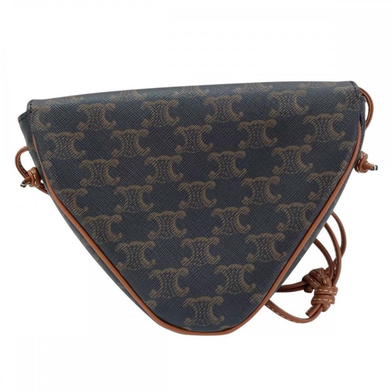 Celine Shoulder Bag Women Crossbody Triomphe Triangle Mini Logo
