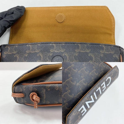 Celine Shoulder Bag Women Crossbody Triomphe Triangle Mini Logo