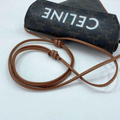 Celine Shoulder Bag Women Shoulder Crossbody Triomphe Triangle Mini Bag Logo