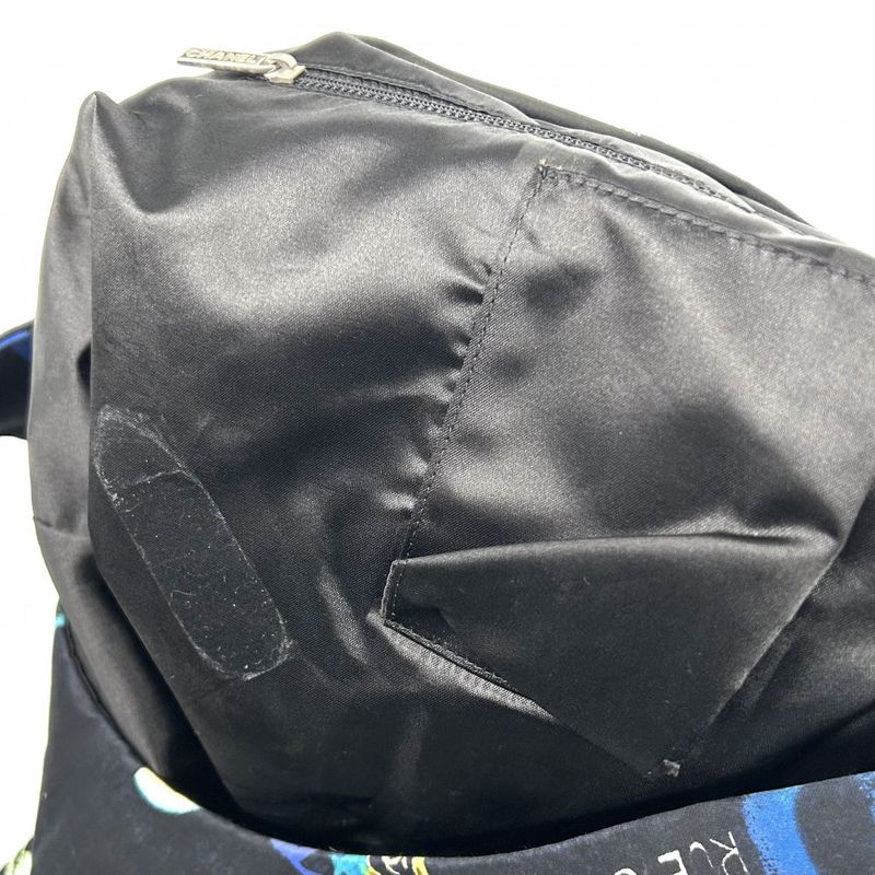 Chanel Handbag Women's Hawaii Limited Coco-mark Shoulder Chanel Canvas Black