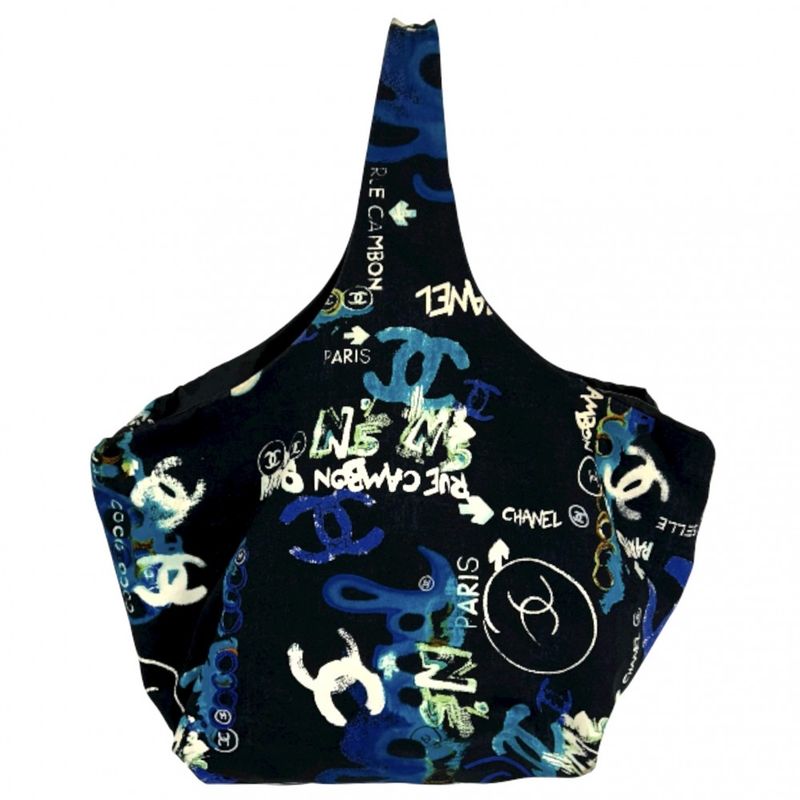 Chanel Handbag Women's Hawaii Limited Coco-mark Shoulder Chanel Canvas Black