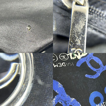 Chanel Handbag Women's Hawaii Limited Coco-mark Shoulder Chanel Canvas Black