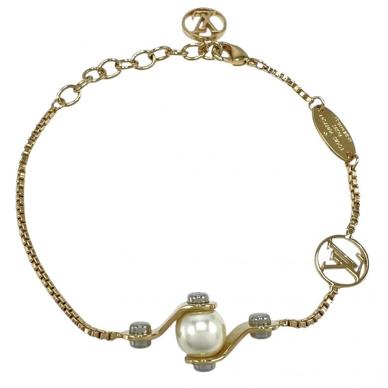 Louis Vuitton Bracelet Women's Speedy Pearl Accessory With Adjuster Louis