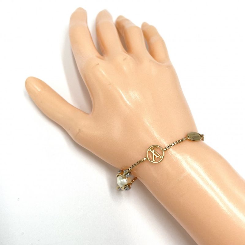 Louis Vuitton Bracelet Women's Speedy Pearl Accessory With Adjuster Louis