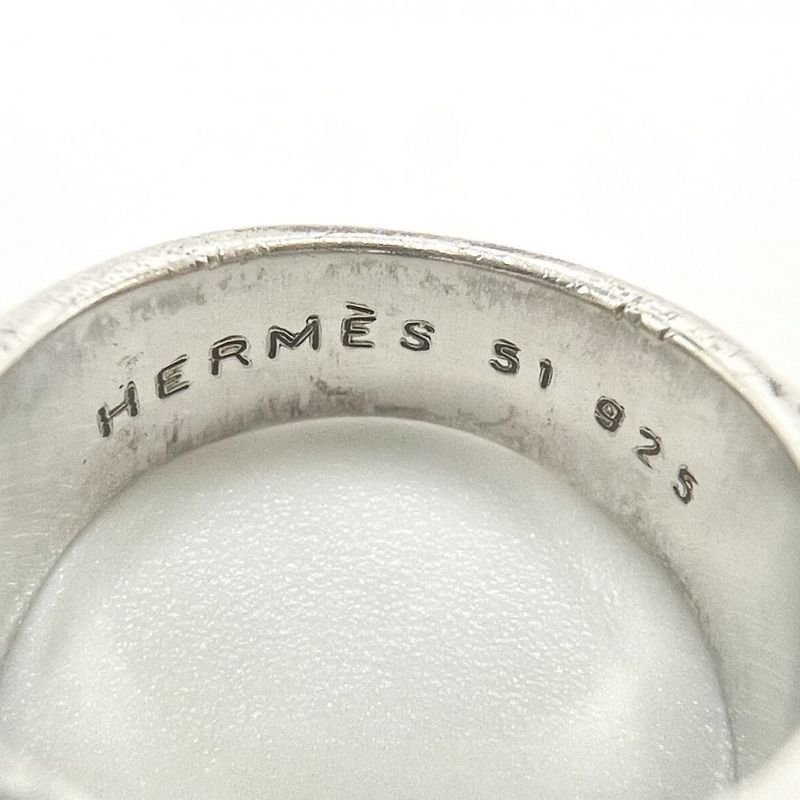 Hermes Ring Women's Mexico Ring Accessories Jewelry Small Size 51 Hermes Silver