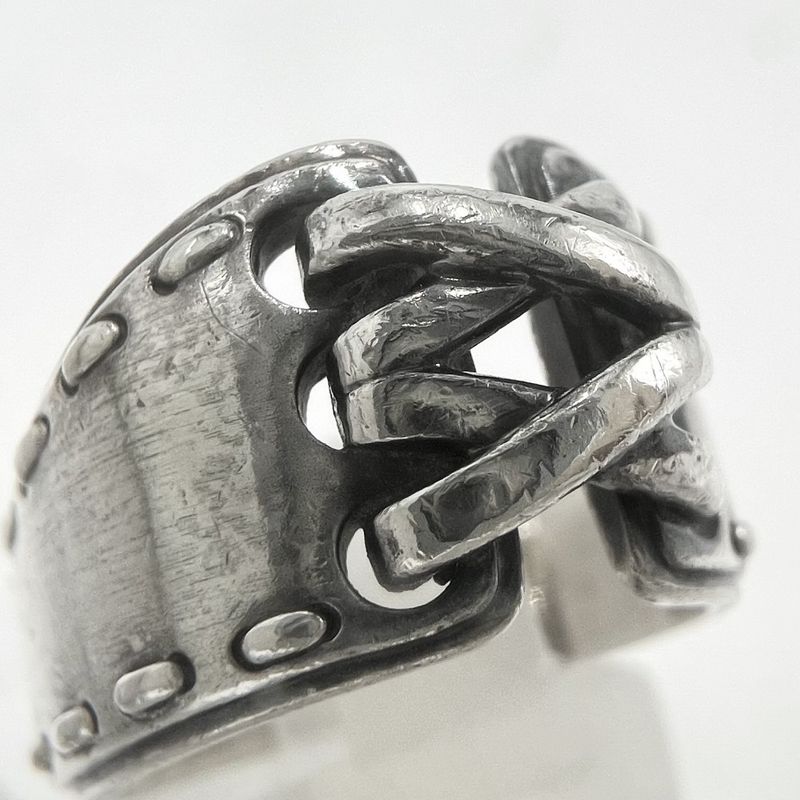 Hermes Ring Women's Mexico Ring Accessories Jewelry Small Size 51 Hermes Silver