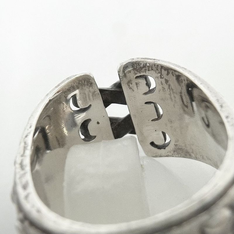 Hermes Ring Women's Mexico Ring Accessories Jewelry Small Size 51 Hermes Silver