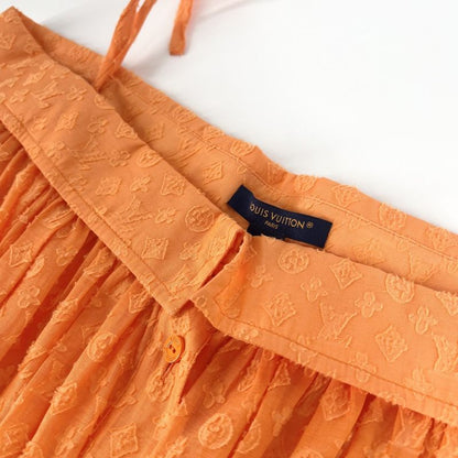 Louis Vuitton Blouse Women's Monogram Phil Coupe Off Shoulder Top Apparel