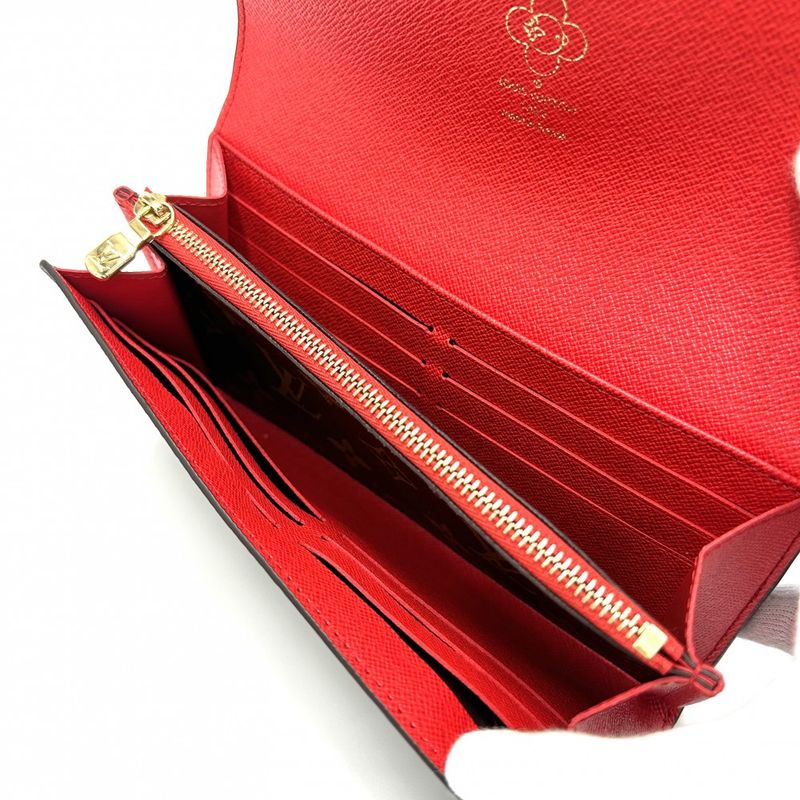 Louis Vuitton Women's Monogram Portefeuille Sarah NM Long Wallet Candy Factory