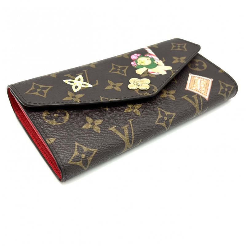 Louis Vuitton Women's Monogram Portefeuille Sarah NM Long Wallet Candy Factory