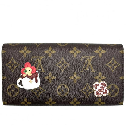 Louis Vuitton Women's Monogram Portefeuille Sarah NM Long Wallet Candy Factory