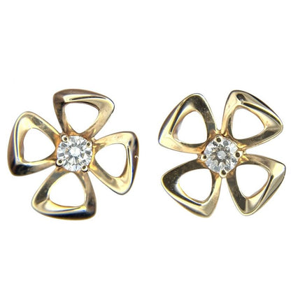 Bulgari Earrings Ladies Fiorever Accessories Jewelry 18k PG Au750 Bvlgari 18K